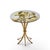 Metal Jay Strongwater Lola Ginkgo Brass Leaf Side Table For Sale - Image 7 of 8