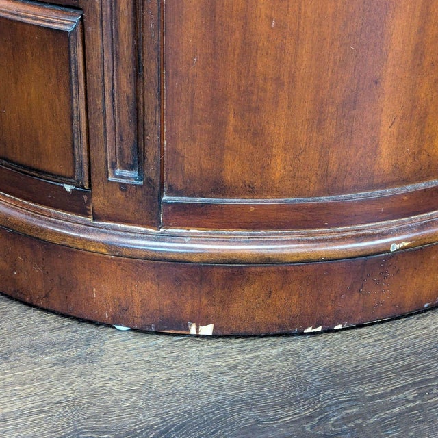 Hekman Attributed Oval Drum Table For Sale - Image 9 of 10
