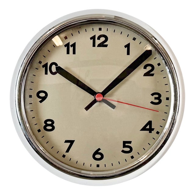 Vintage Wall Clock from Pragur, 1940s For Sale