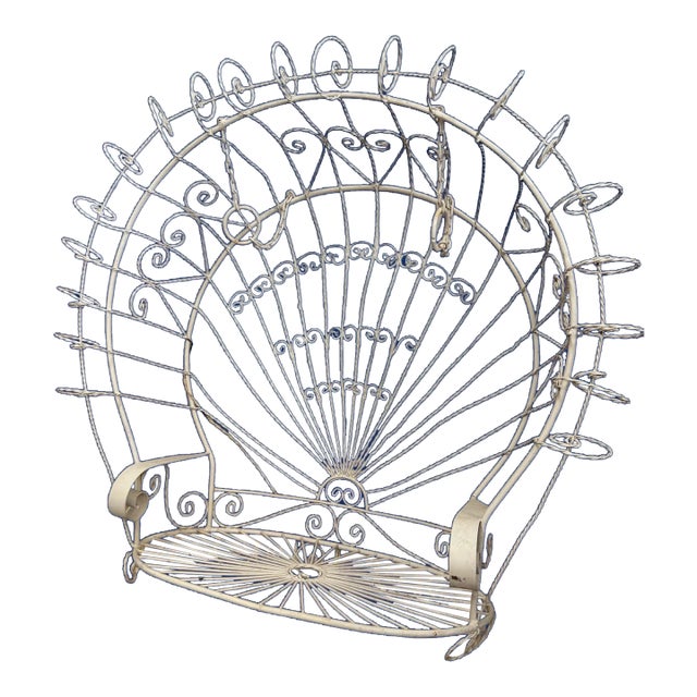 1950s Salterini Hanging Peacock Swing, Attributed For Sale