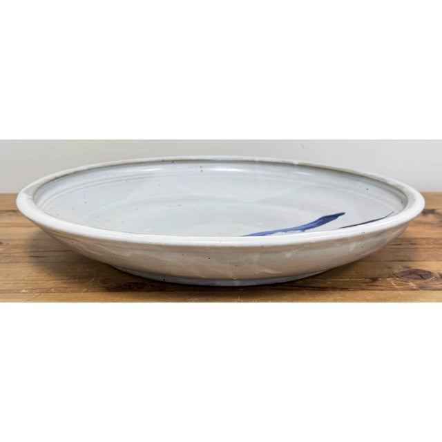 Vintage Oversized Studio Pottery Platter For Sale - Image 9 of 11