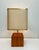 Very nice Tarogo table lamp designed and produced in Japan in the 1980s. Teak wood base and cream colour lampshade with...