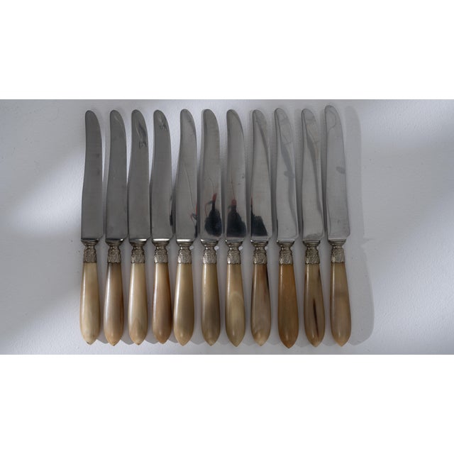 Mid 20th Century France Ivory Silver Serving Utensil For Sale - Image 11 of 17