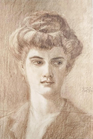 Egon Schiele, Melanie Schiele, 1910, Lithograph