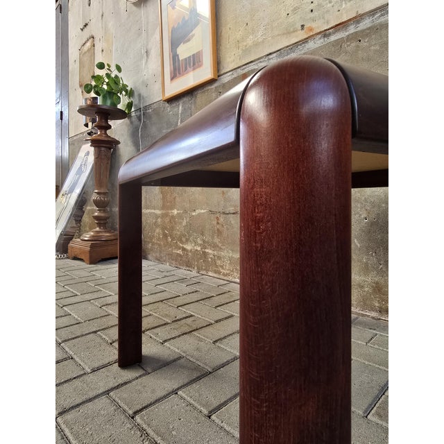 Brown Mid-Century Danish Coffee Table in Teak and Slate, 1970s For Sale - Image 8 of 12
