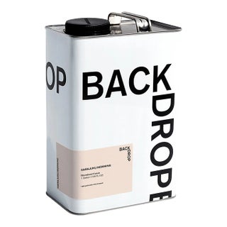 BACKDROP Standard Finish Interior Paint in Harajuku Morning (Light Pink with a Hint of Peach) - 1 Gallon For Sale
