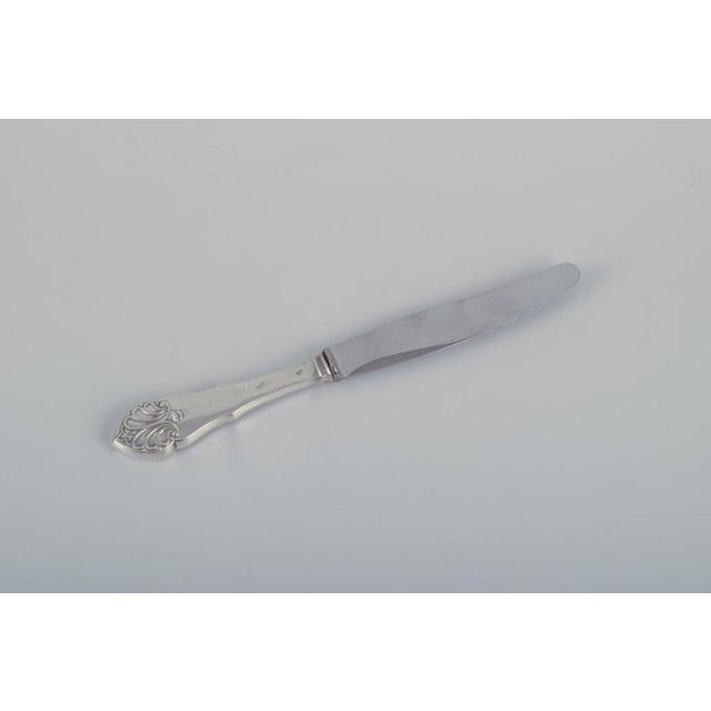 1940s Knives in Silver by Hans Hansen for Cohr, 1960s, Set of 5 For Sale - Image 5 of 10