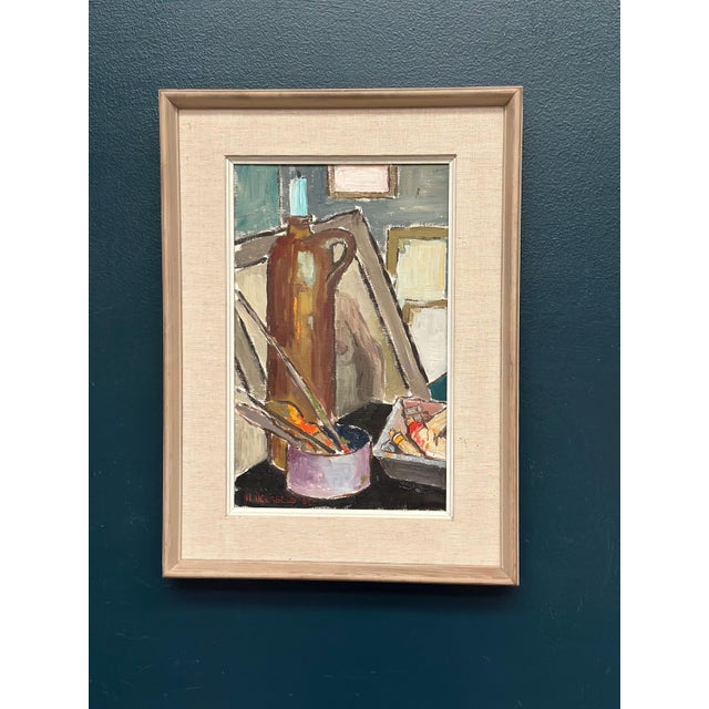 Harry Holmberg, Still Life, 1956, Oil Painting on Canvas, Framed For Sale - Image 14 of 18