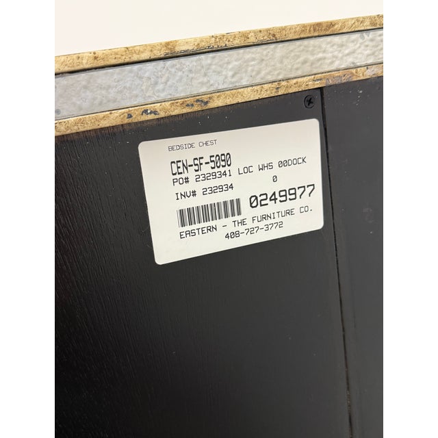 Silver Century Furniture Mirrored Three Drawer Chest For Sale - Image 8 of 12