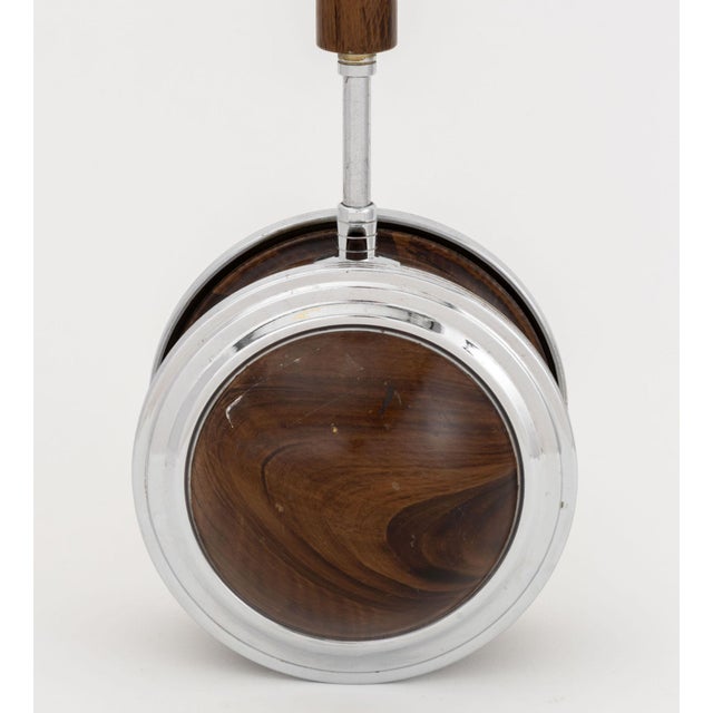 Art Deco Belmet "Rollodor" Self-Leveling Rolling Walnut Ashtray, Circa 1930 For Sale - Image 4 of 11