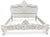 Wood French Rococo Solid Mahogany King Bed Frame For Sale - Image 7 of 9