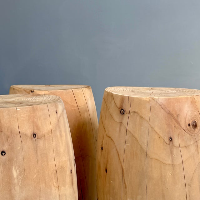Fiji Stool by Terry Dwan for Riva, 1920, Set of 3, in Good conditions. Designed from 2000 This piece is attributed to the...