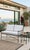 Neoclassical Turkish Powder-Coated Iron Settee With Custom Tailored Cushions For Sale - Image 9 of 9