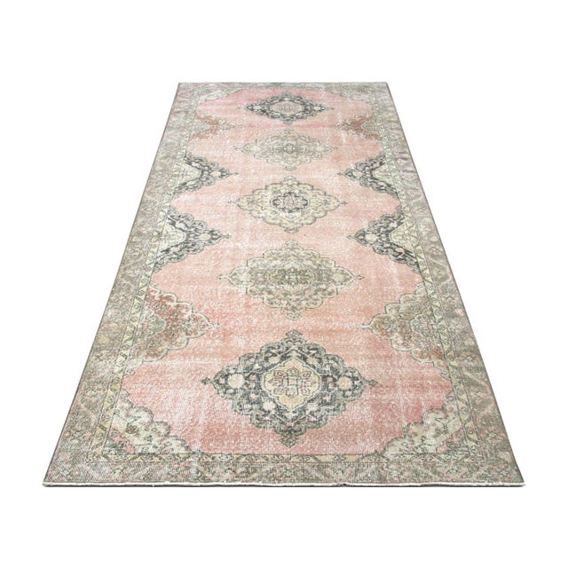 1960s 1960s Turkish Oushak Rug For Sale - Image 5 of 6