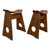 Stools by Gilbert Marklund for Furusnickarn Ab, 1960s, Set of 2 For Sale