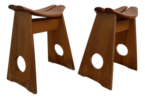 Stools by Gilbert Marklund for Furusnickarn Ab, 1960s, Set of 2