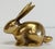 Mid 20th Century Vintage Brass Rabbit Paper Weight For Sale - Image 5 of 6