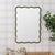 The Candace Sage Wisdom mirror features a rich sage green painted wood frame with a warm, earthy tone that brings grounded...