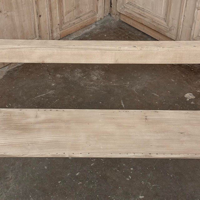 19th Century Gothic Revival Stripped Oak Church Bench For Sale - Image 12 of 18
