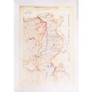 Bettino Craxi, Situation Forces Opposed in Tunisia, Photolithograph, 1997 For Sale