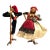 Vintage Handcrafted Roldan Klumpe Spanish Folk Pair of Dolls For Sale