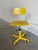 Mid-Century Modern Yellow Plywood Office Swivel Chair With Metal Base Mid-Century Modern Vintage For Sale - Image 3 of 11