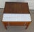 Brown 1960s Lane Cosmopolitan Virginia Maid End Table Side Table Tile Top For Sale - Image 8 of 12