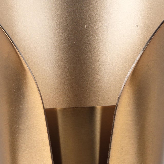 Hollywood Regency Jamie Young Capsule Steel Sconce For Sale - Image 3 of 6