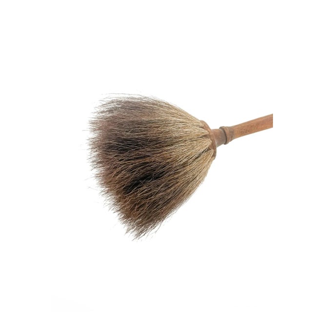 Wood Vintage Shaker Horse Hair Brush With Wooden Handle For Sale - Image 7 of 7