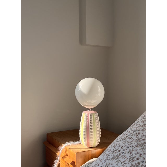 Mid-Century Modern Mid-Century Modern Ceramic Table Lamp, 1950s For Sale - Image 3 of 9