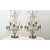 19th Century Large French 19th Century Brass & Crystal Girandole Lamps - A Pair For Sale - Image 5 of 12