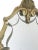 Gold Italian Brass Sconces with Decorated Mirrors, 1930s, Set of 2 For Sale - Image 8 of 9