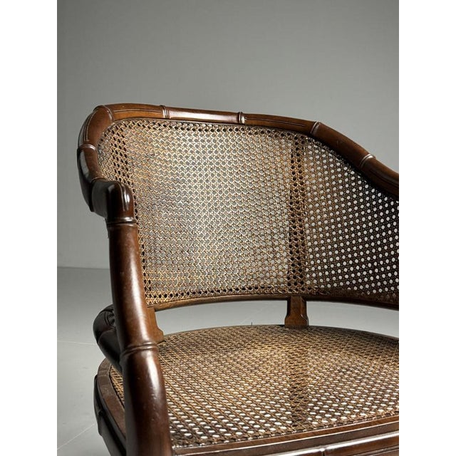 Vintage Faux Bamboo Chairs, Set of 4 For Sale - Image 13 of 18