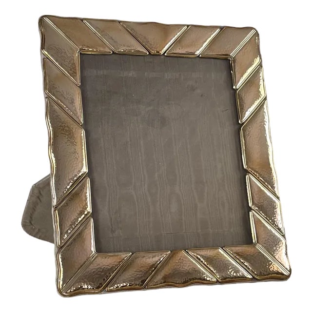 Large Sterling Silver Photo Frame, Italy, 1980s For Sale