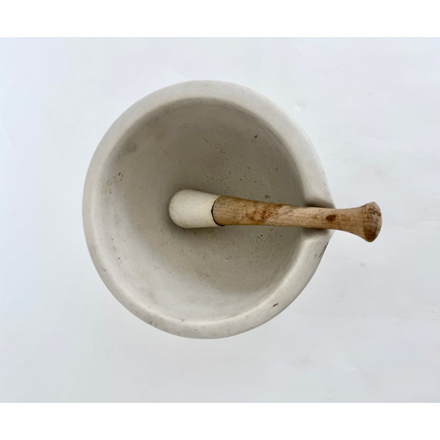 Wood Early 1900s Standard Trenton Mortar & Pestle For Sale - Image 7 of 7