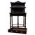 A highly decorative 19th-century English side table, finely crafted from oak and distinguished by its elaborate bobbin-...