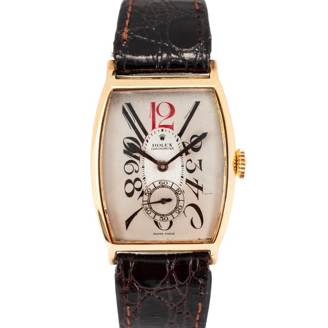 Brand: Rolex Gender: Men's Metal Type: 9K Yellow Gold Length: 8.25 inches Diameter: 22.00 x 32.00 mm Weight: 27.74 grams...