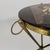 Black Mid-Century Modern Italian Coffee Table in Brass and Wood Top with Portrait, 1950s For Sale - Image 8 of 16