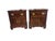 Chippendale Drexel Chippendale Mahogany Flame Nightstands For Sale - Image 3 of 7