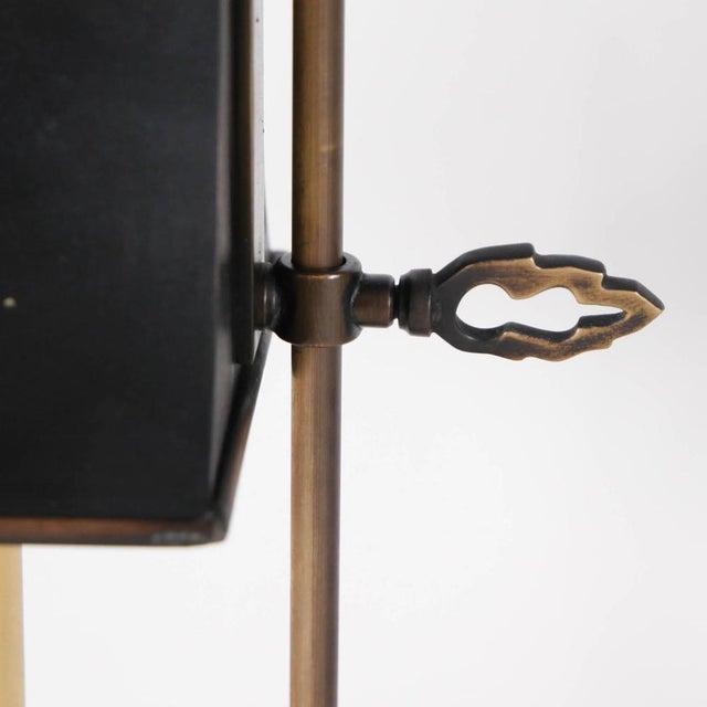 Metal Vintage Brass Table Lamps, 1940s, Set of 2 For Sale - Image 7 of 12