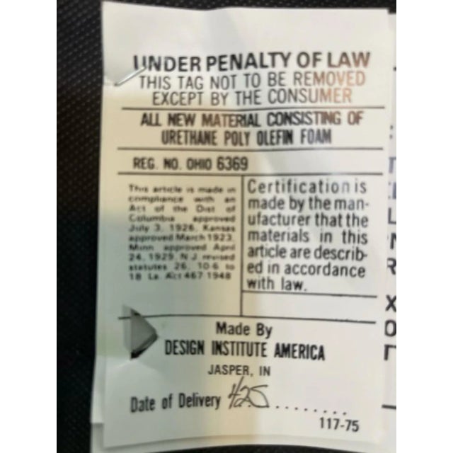 Metal 1970s Design Institute America Modernist Chrome Bench For Sale - Image 7 of 8