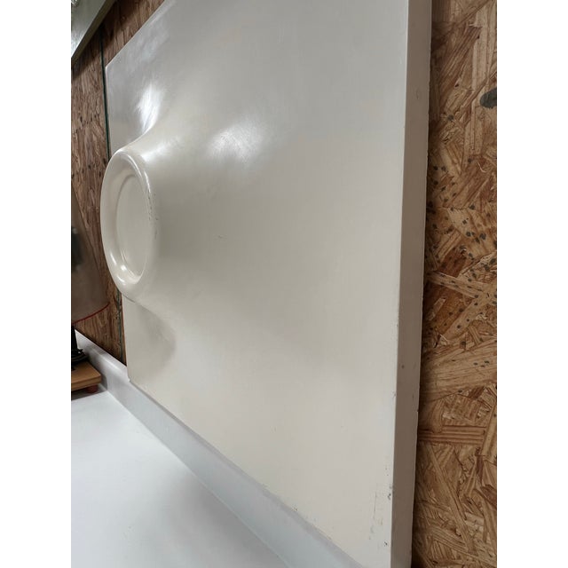 Mid-Century Modern Mid-Century Fiberglass Molded Ceiling Tiles White Prague For Sale - Image 3 of 6