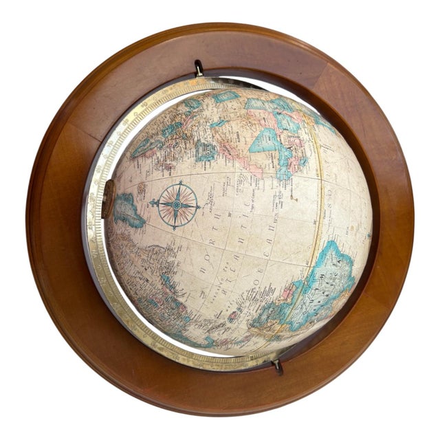 Vintage Replogle Circa "Cold War Era" Floor Globe For Sale In Los Angeles - Image 6 of 9