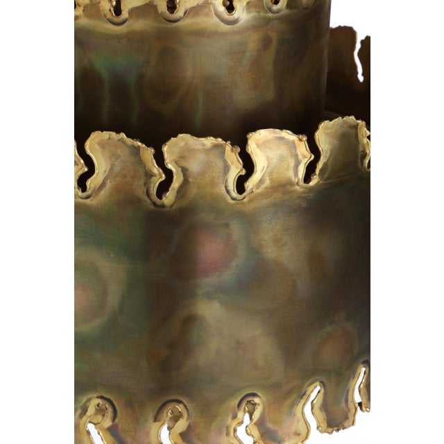 1970s Svend Aage Holm Sorensen Brass Pendant Light For Sale - Image 4 of 10