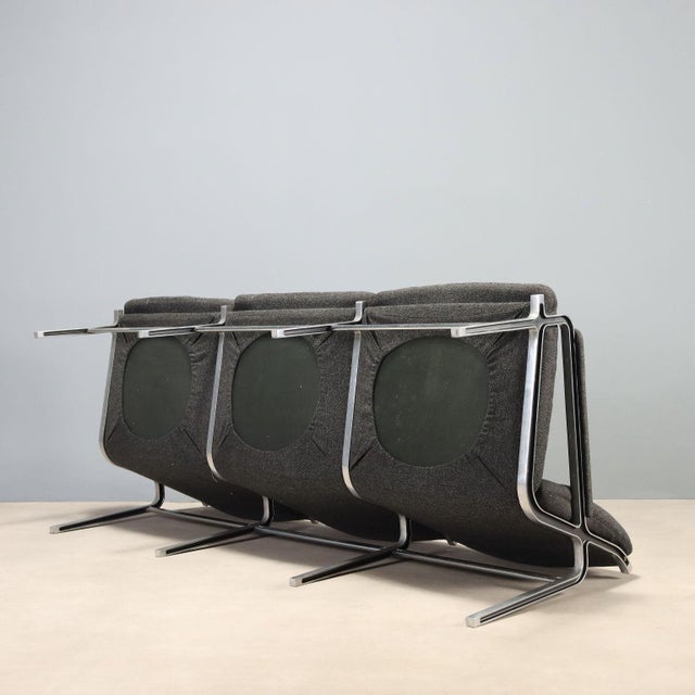 Vintage Sofa attributed to André Vandenbeuck from Strässle For Sale - Image 11 of 12