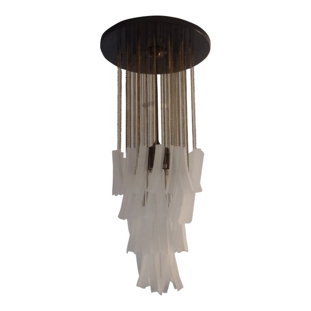 Baker's Silicate Chandelier From the Lexicon Collection For Sale