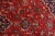 Red Vintage Hand-Knotted Persian Kashan Room Size Rug For Sale - Image 8 of 11