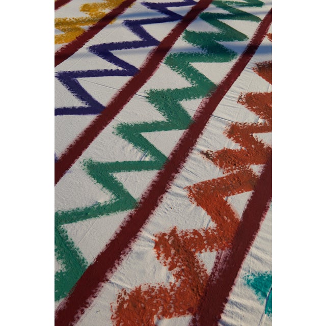 "Zig Zag Sketch" Large Abstract Painting by Simon Findlay For Sale - Image 18 of 18