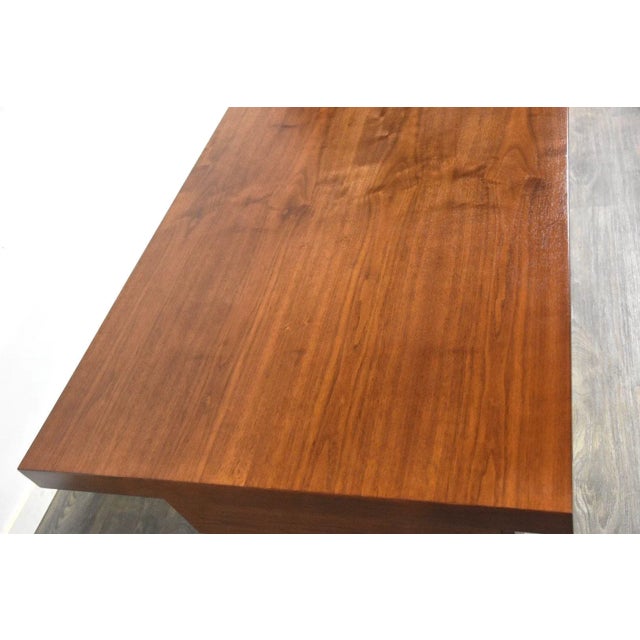 Roger Sprunger for Dunbar Walnut Executive Desk For Sale In Boston - Image 6 of 10