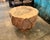Contemporary Lychee Swirl Carved Side Table For Sale - Image 3 of 3